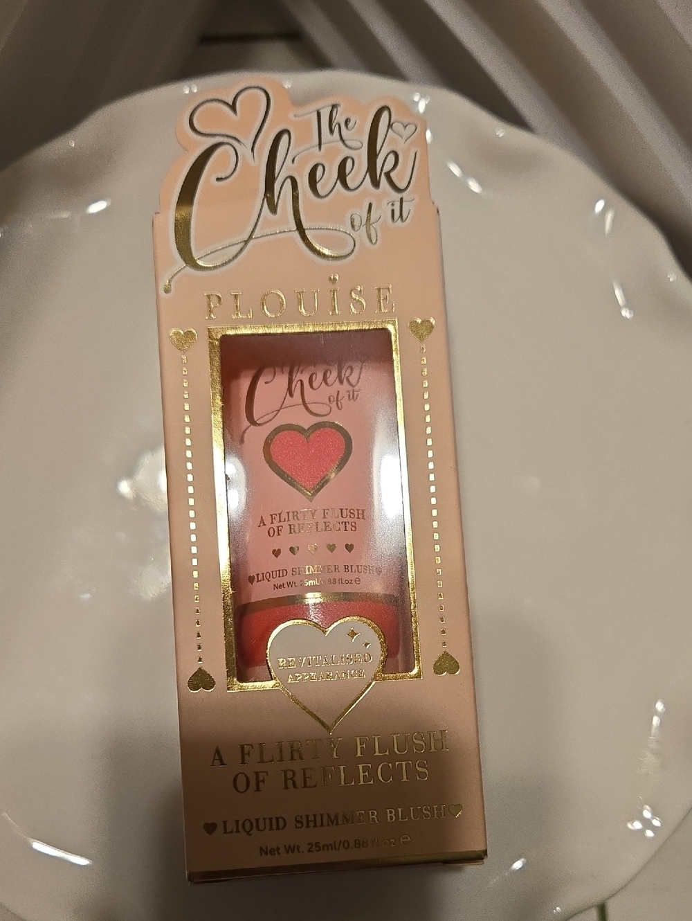 P.Louise The Cheek Of It Liquid Shimmer Blush - Bubblegum Beam - Picture 2 of 6